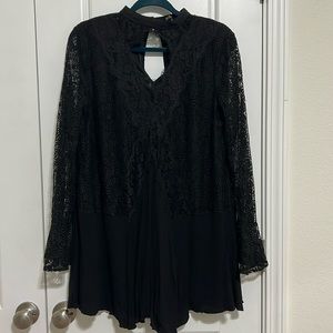 Lace swing dress